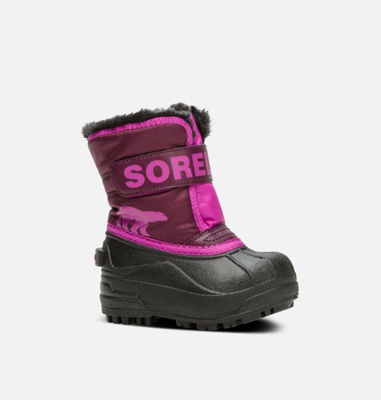 Sorel Barn Vinterkängor Lila/Rosa/Svarta - Toddler Commander™ - WCS-084973